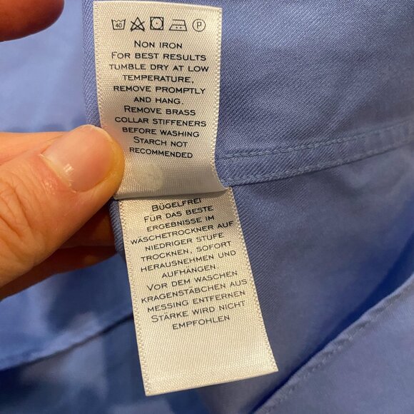 Charles Tyrwhitt Non-Iron Twill Dress Shirt Extra Slim Fit (16/33 inches) - Picture 4 of 8